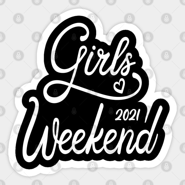 cute Girls Weekend 2021 Sticker by Lulaggio